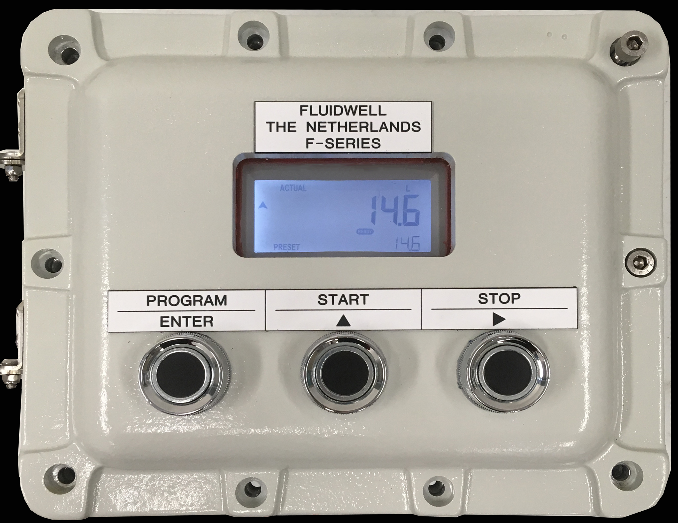 Explosion proof box for Fluidwell displays and controllers